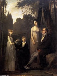 Rutger Jan Schimmelpenninck With His Wife And Children — Pierre-paul Prud'hon