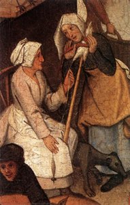 Proverbs (detail) (17) — Pieter Bruegel The Younger