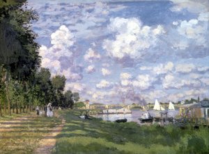 The Harbour At Argenteuil — Claude Monet