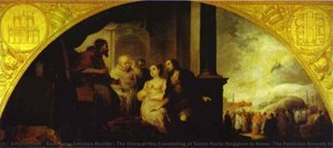 The Story Of The Foundation Of Santa Maria Maggiore In Rome: The Patrician Reveals His Dream To The Pope — Bartolomé Esteban Murillo
