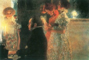 Schubert En El Piano Ii — Gustav Klimt