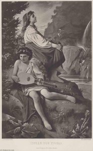Idylle Von Tivoli — Anselm Feuerbach
