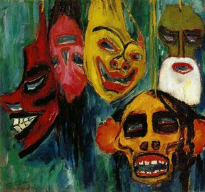 Mask. Still Life — Emile Nolde