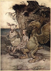 Alice In Wonderland. The Mock Turtle's Story — Arthur Rackham