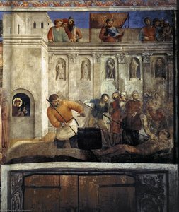 E,wall - Martyrdom Of St Lawrence — Fra Angelico