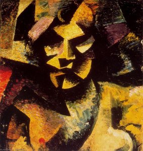 Futurist Head — Mario Sironi