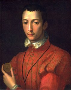 Portrait Of Francesco I De — Alessandro Allori