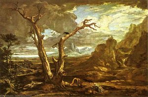 Elijah Fed By The Ravens — Washington Allston
