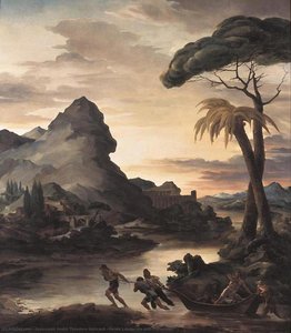 Heroische Landschaft Mit Fischern — Théodore Géricault