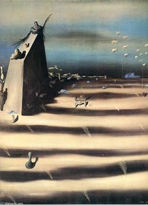 Large Painting Representing A Landscape — Yves Tanguy