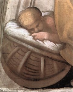 Hetskia - Manasse - Amon (detail) — Michelangelo