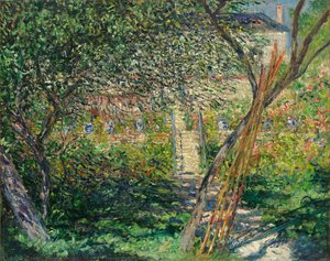 Monet's Garden At Vetheuil — Claude Monet