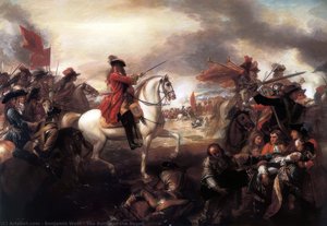 The Battle Of The Boyne — Benjamin West