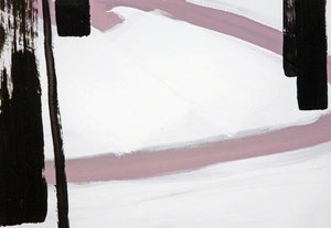 Bear Tracks (polyptych, Panel 5 Of 8) — Esther Tyson