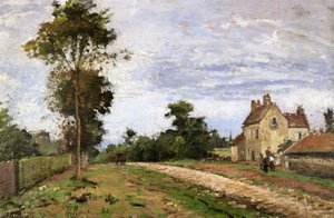 Das Haus Von Monsieur Musy, Louveciennes — Camille Pissarro