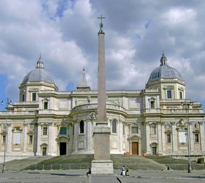 Santa Maria Maggiore Exterior View Of The Apse Area — Carlo Rainaldi