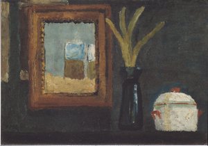 Still Life With Sugar Bowl And Hyacinth In A Glass — Paula Modersohn-becker