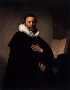Portrett Av Johannes Wtenbogaert — Rembrandt Van Rijn