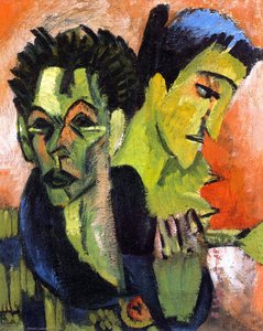 Autoritratto, Doppio Ritratto — Ernst Ludwig Kirchner