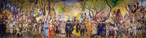 Le Rêve D'un Dimanche Après-midi Au Parc Alameda — Diego Rivera