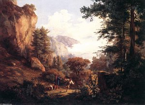 Wanderer And His Guard — Károly Marko Den Eldre