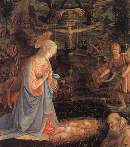 Uctívání Dítěte — Paolo Uccello