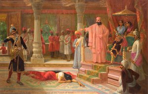 Draupadi Am Hof Von Virat — Raja Ravi Varma