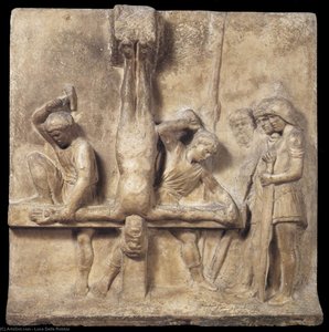 Kreuzigung Des Heiligen Petrus — Luca Della Robbia