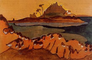 The Ile De La Douane, The Mouthe Of The Trieux River — Paul Sérusier