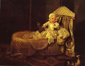 Gerard Anne Edwards Nella Sua Culla — William Hogarth