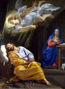 The Dream Of Saint Joseph — Philippe De Champaigne