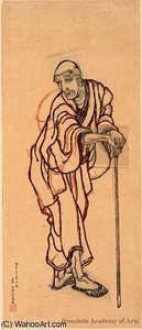 Portrait of Hokusai as an Old Man