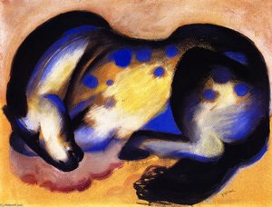 Lying Horse — Franz Marc