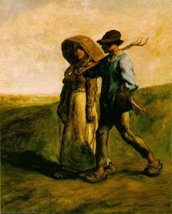 Der Weg Zum Arbeitsplatz — Jean-françois Millet
