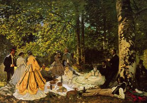 Launches Auf Der Grüne Wiese — Claude Monet