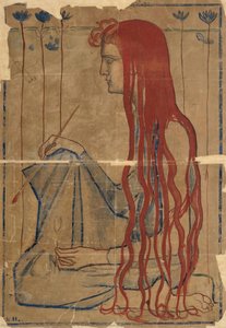 Poster Of The Arts Association Iz Zürich, Studie — Ferdinand Hodler