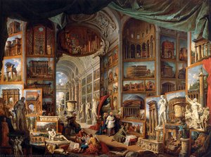 Gallery Of Views Of Ancient Rome — Giovanni Paolo Panini