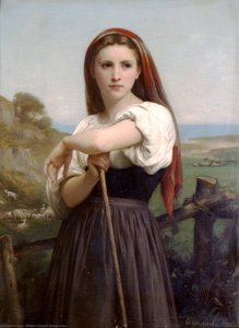 Young Shepherdess — William-adolphe Bouguereau