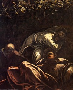 Die Gebetsszene Im Garten (detail) — Tintoretto (jacopo Comin)