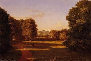 The Gardens Of The Van Rensselaer Manor House — Thomas Cole