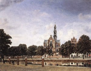 View Of The Westerkerk, Amsterdam — Jan Van Der Heyden