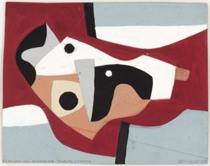 Study For A Painting — Ad Reinhardt