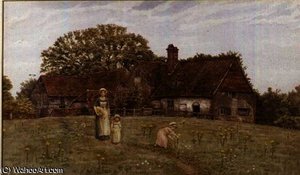 Gathering Spring Flowers — Kate Greenaway