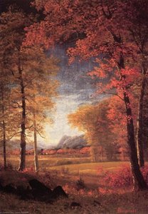 Autunno In America, Contea Di Oneida, New York — Albert Bierstadt