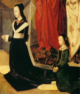 Heilige Margareta Und Maria Magdalena Mit Maria Portinari (detail) (16) — Hugo Van Der Goes