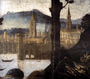 Tre Tentazioni Di Cristo (dettaglio) — Sandro Botticelli