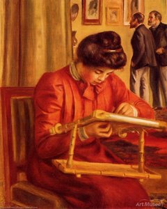 Cristina Lerolle Che Lavora L'uncinetto — Pierre-auguste Renoir
