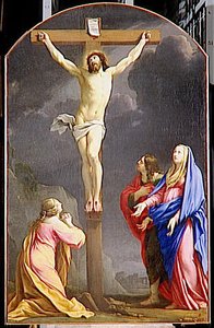 Le Christ En Croix — Simon Vouet