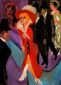 Street Hooker In Red. — Ernst Ludwig Kirchner