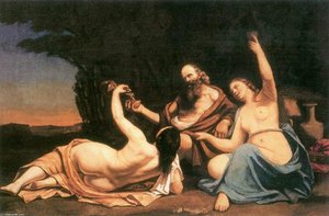Lot A Jeho Dcery — Gustav Courbet